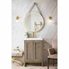 James Martin Vanities Chianti 20in Single Vanity, Whitewashed Walnut, Radiant Gold w/ White Glossy Composite Stone Top E303V20WWRGDWG